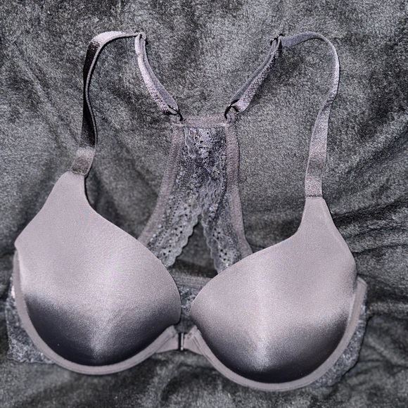 DOBREVA Women's Push Up Bra Racerback Front Closure Bra - Picture 3 of 12